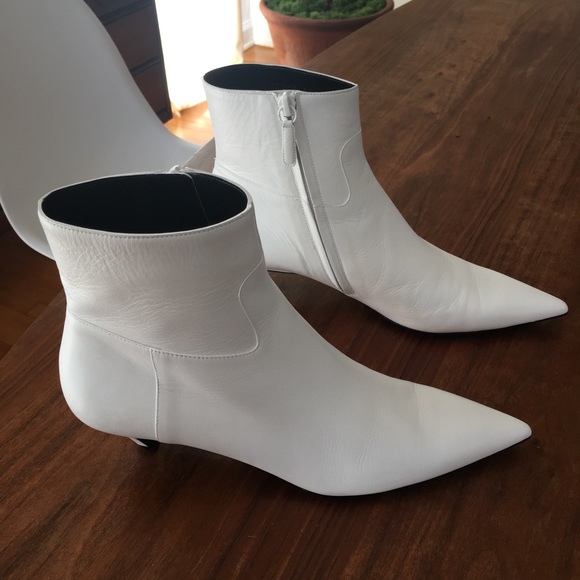 balenciaga white booties